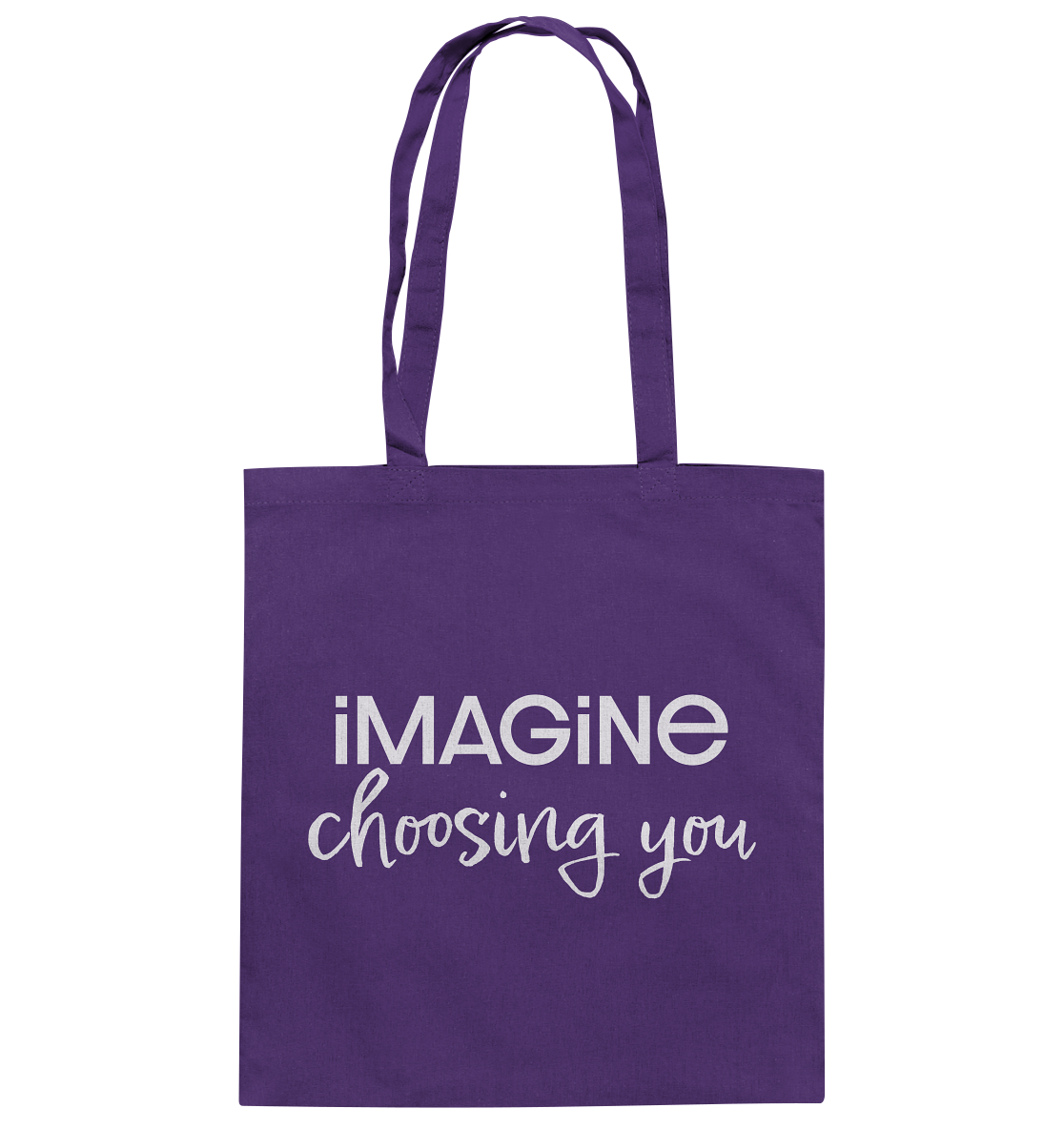 imagine choosing you - Baumwolltasche