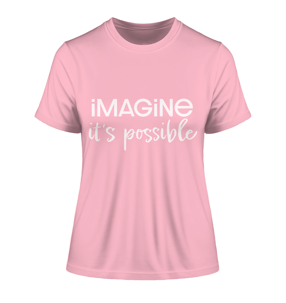 imagine it's possible - Fitted Ladies Organic Shirt
