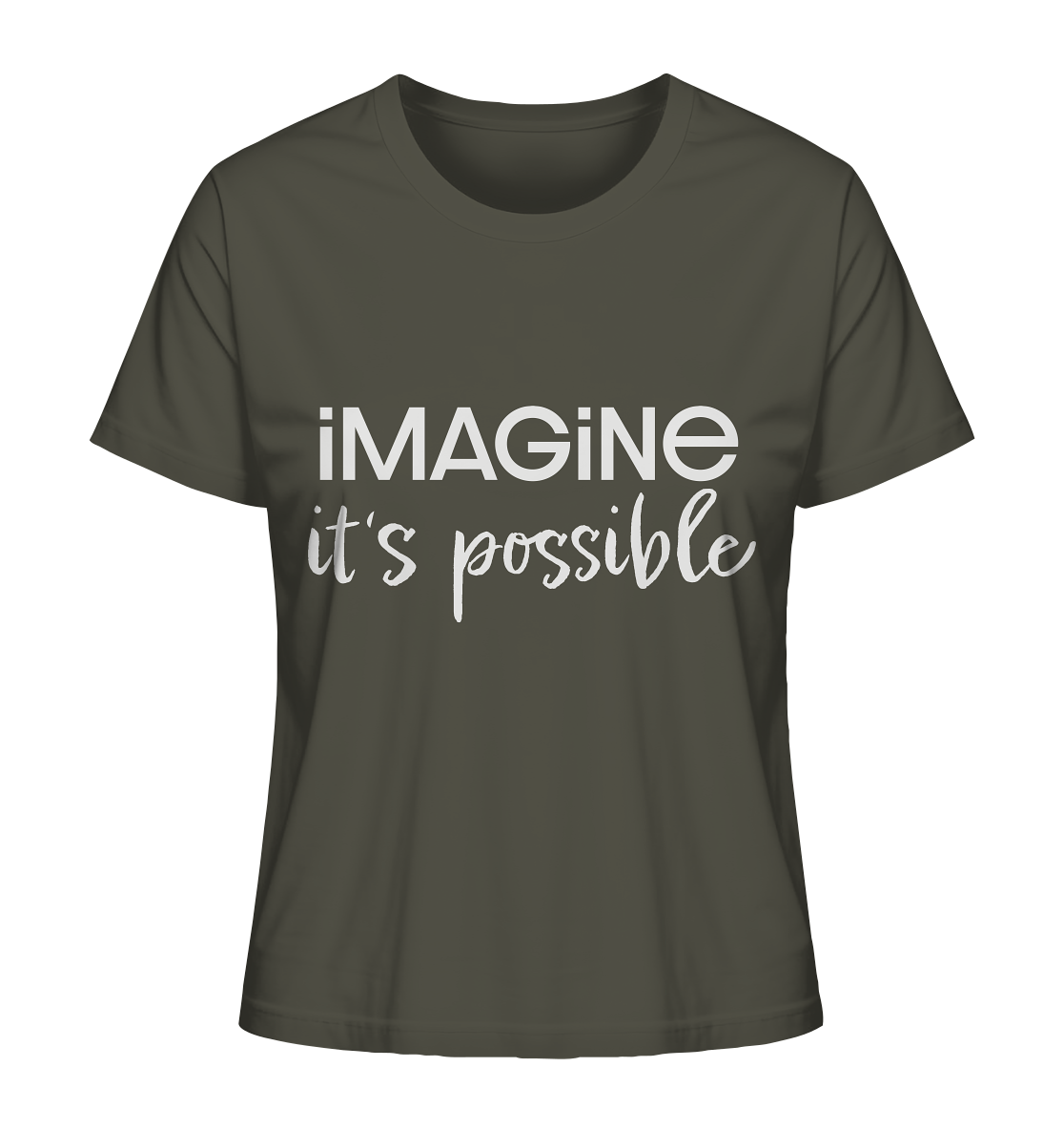 imagine it's possible - Ladies Organic Shirt