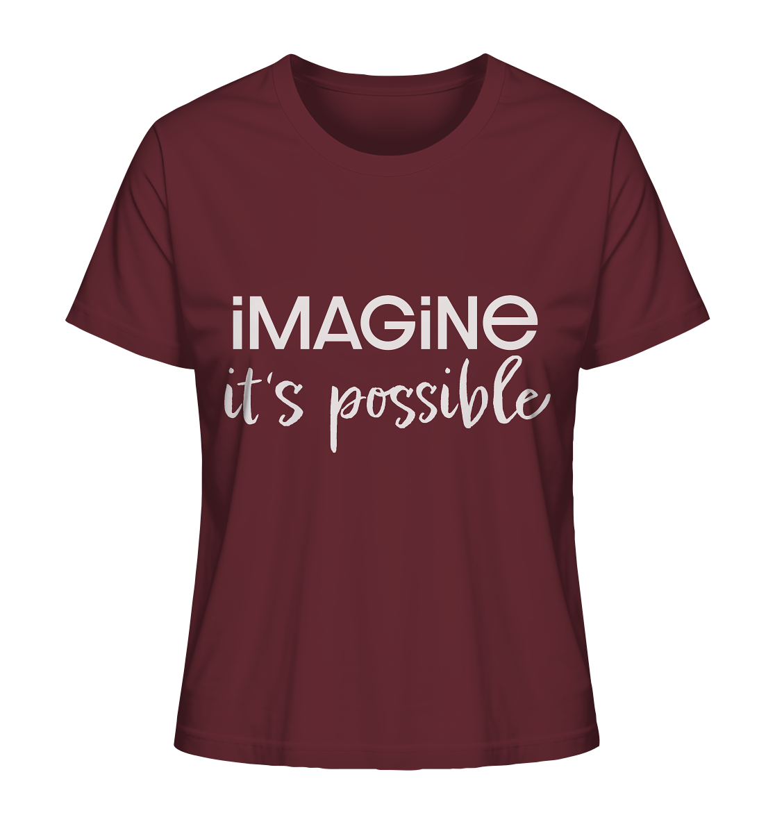 imagine it's possible - Ladies Organic Shirt