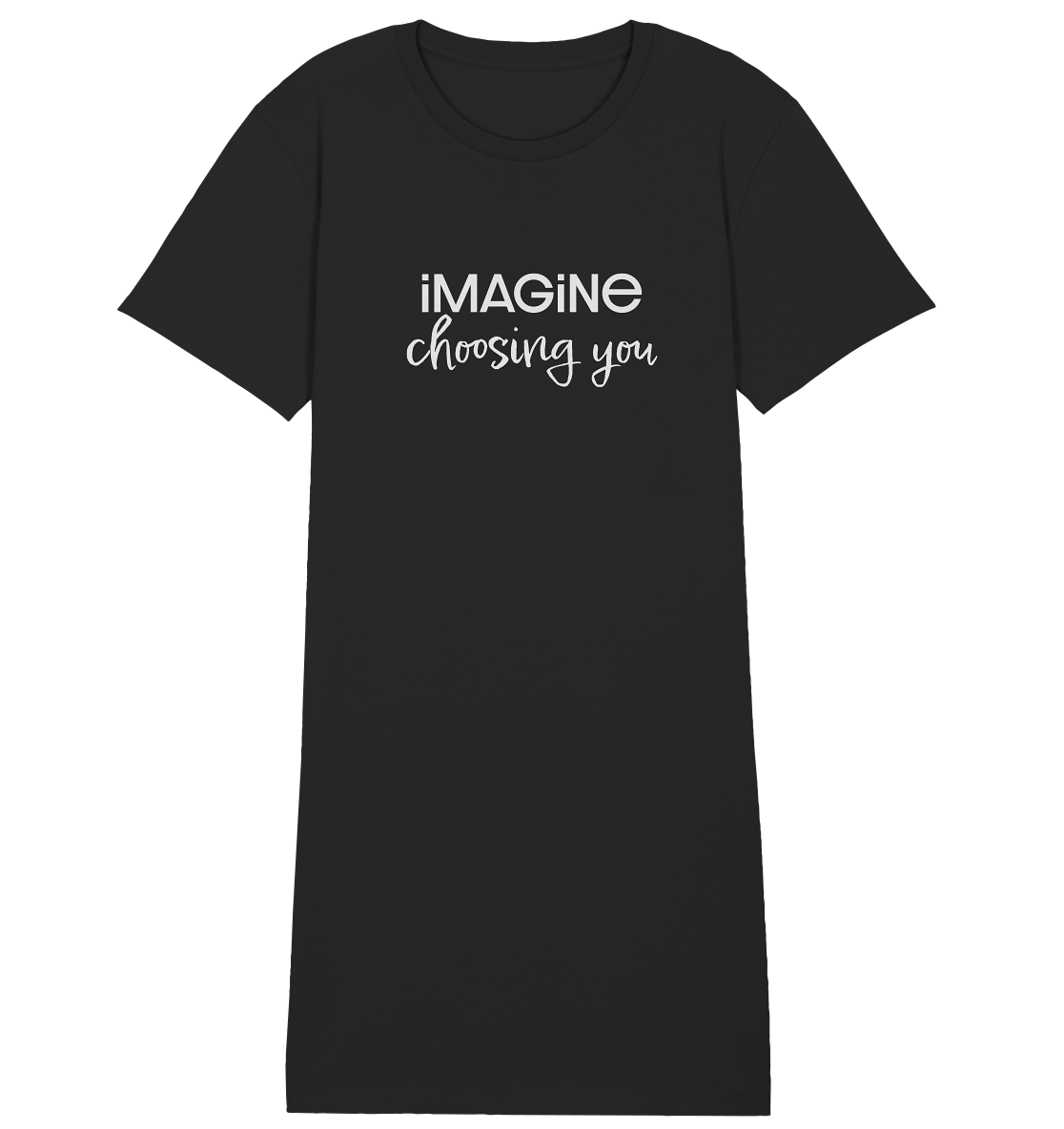imagine choosing you - Ladies Organic Shirt Dress