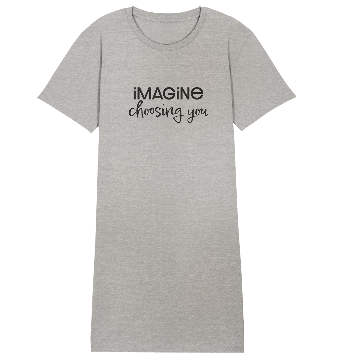 imagine choosing you - Ladies Organic Shirt Dress
