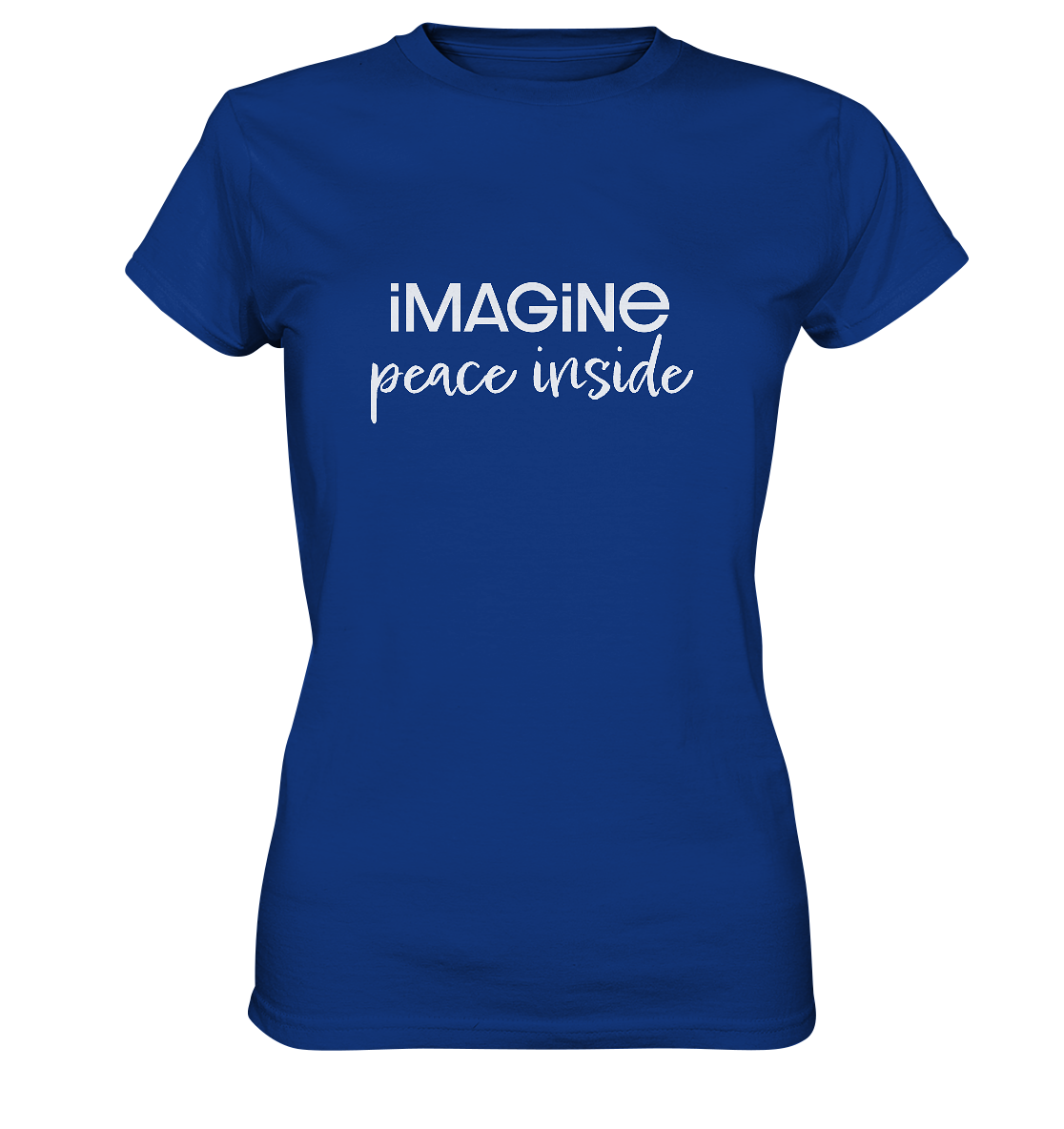 imagine peace inside - Ladies Premium Shirt