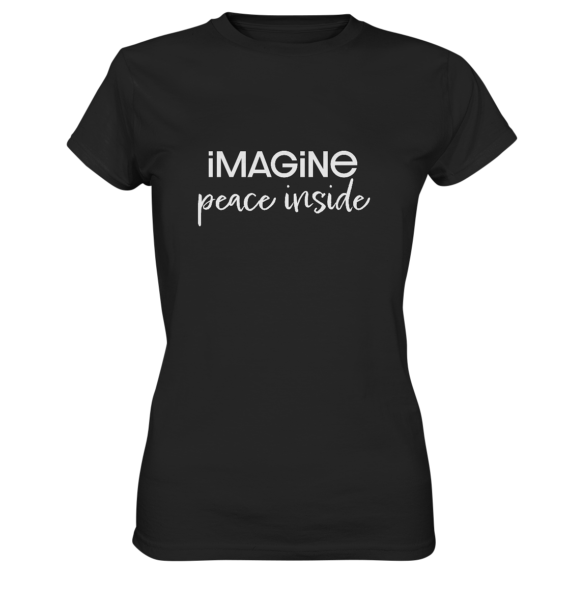 imagine peace inside - Ladies Premium Shirt