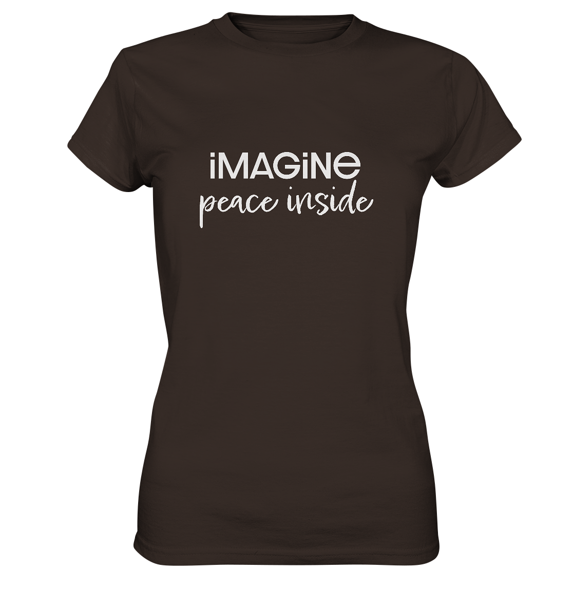 imagine peace inside - Ladies Premium Shirt