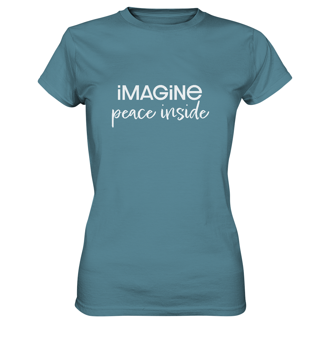 imagine peace inside - Ladies Premium Shirt