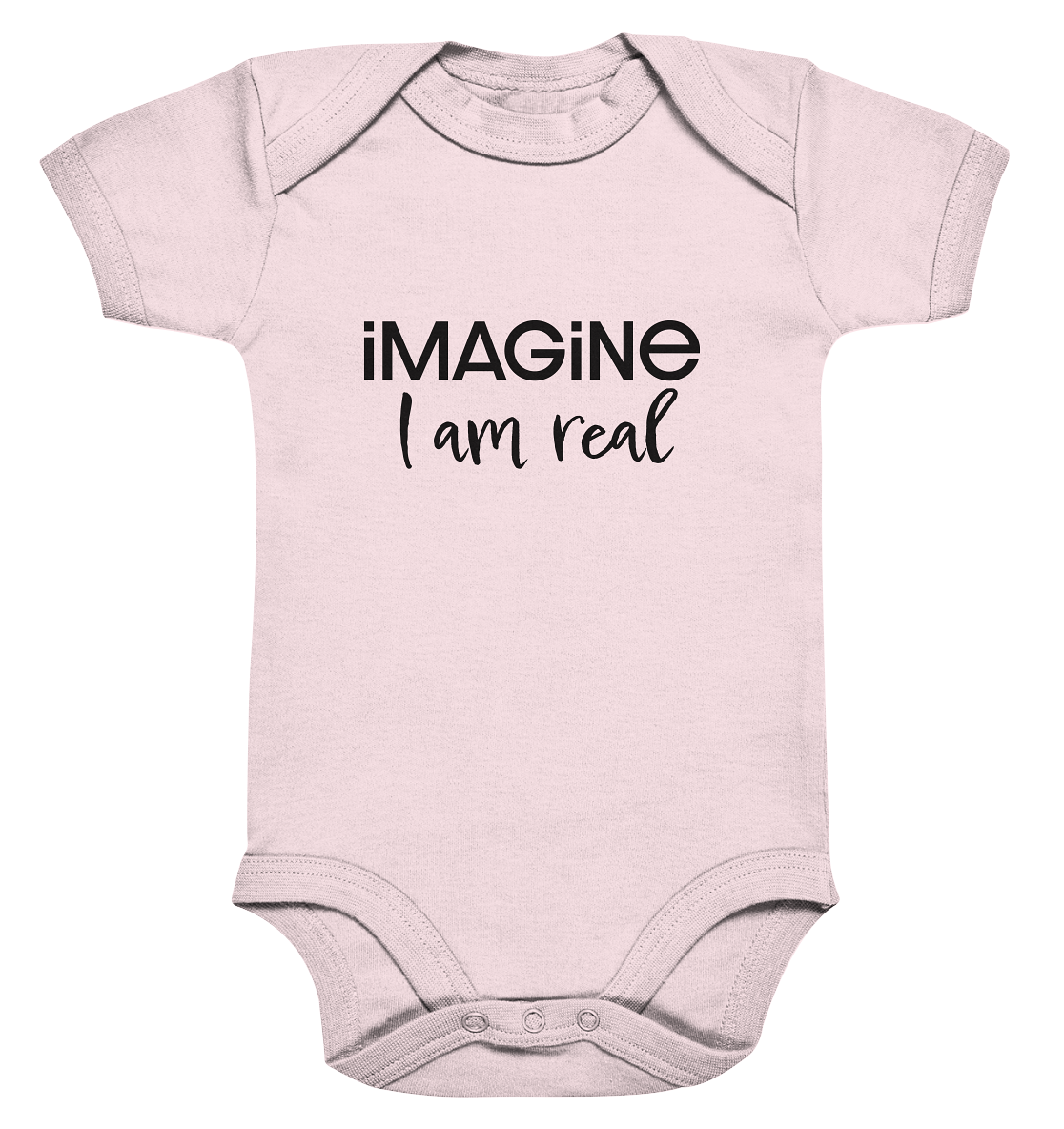 imagine I am real - Organic Baby Bodysuit