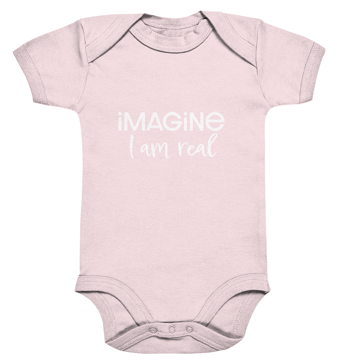 imagine I am real - Organic Baby Bodysuit