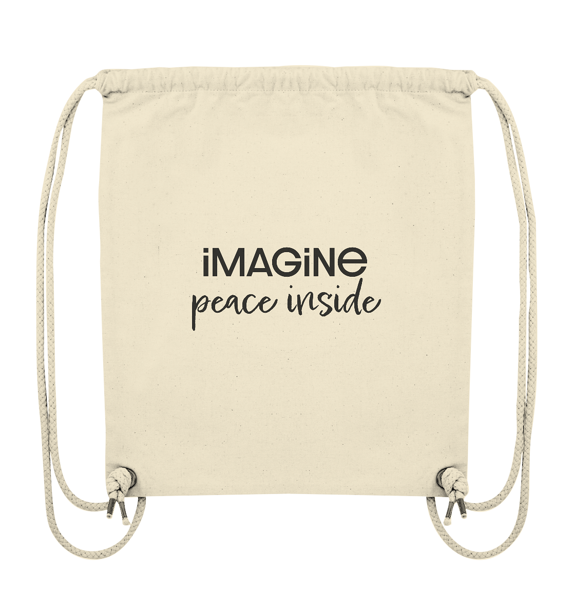 imagine peace inside - Organic Gym-Bag