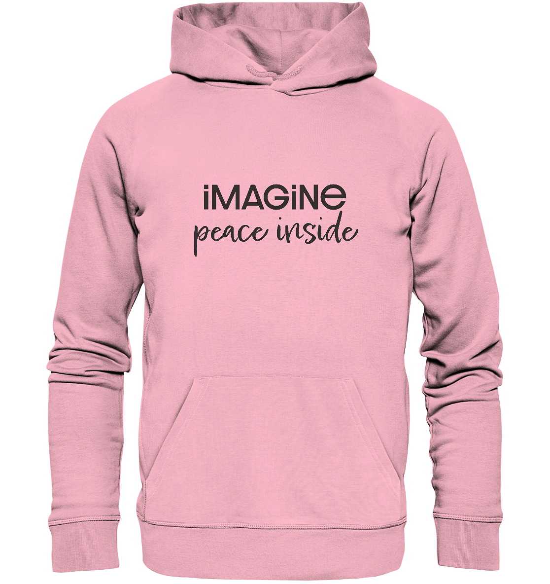 imagine peace inside - Organic Hoodie