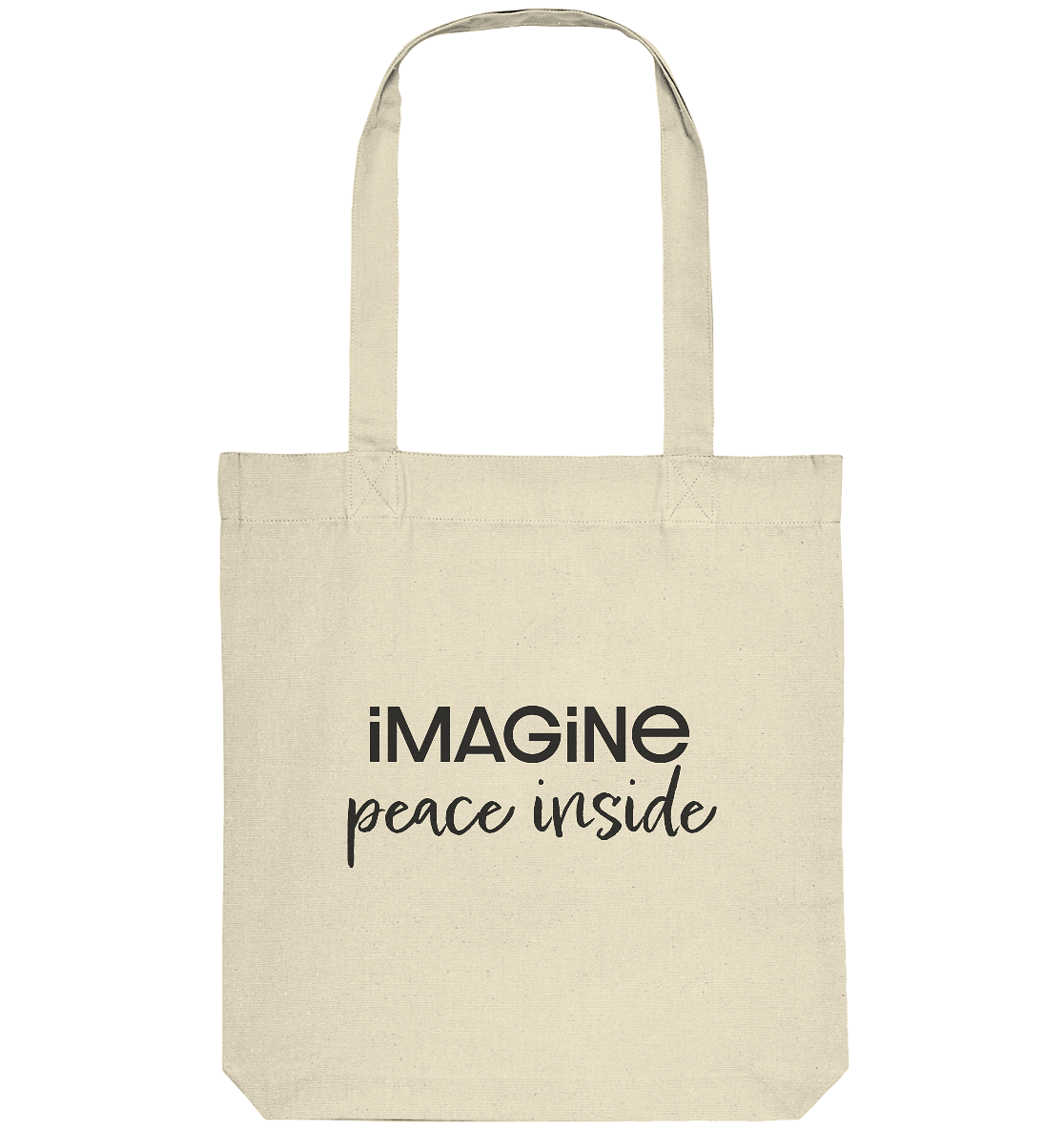 imagine peace inside - Organic Tote-Bag