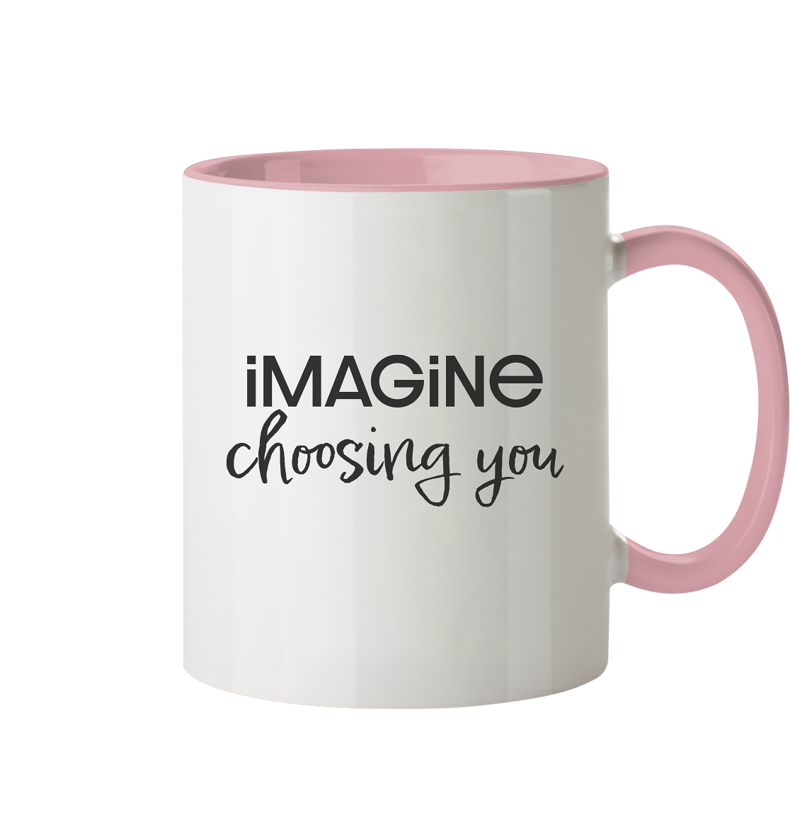 imagine choosing you - Tasse zweifarbig