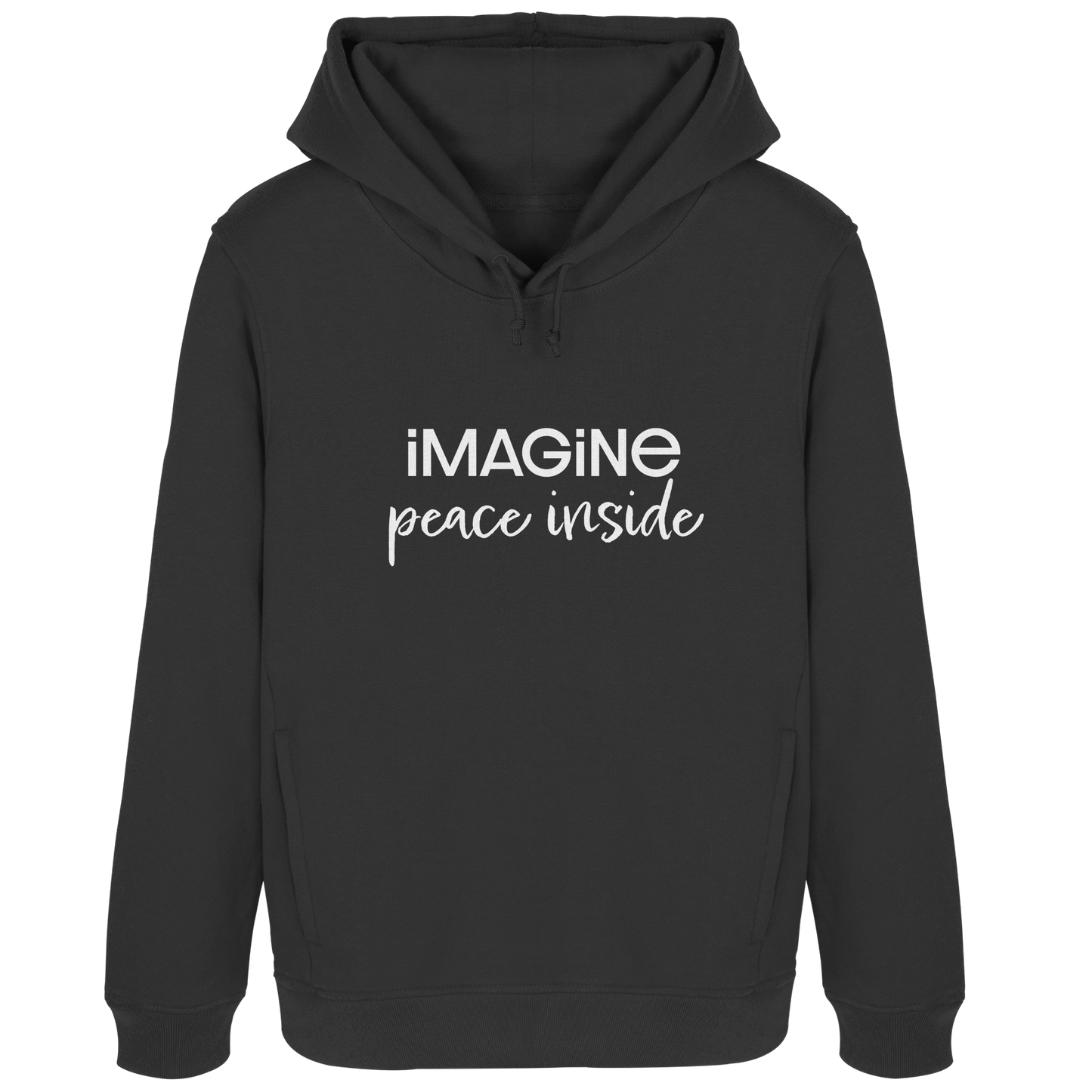 imagine peace inside - Womens Organic Hoodie B&C