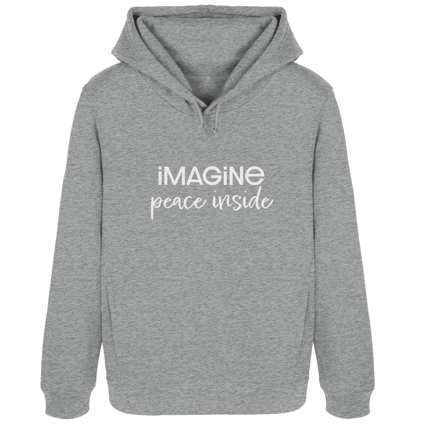 imagine peace inside - Womens Organic Hoodie B&C