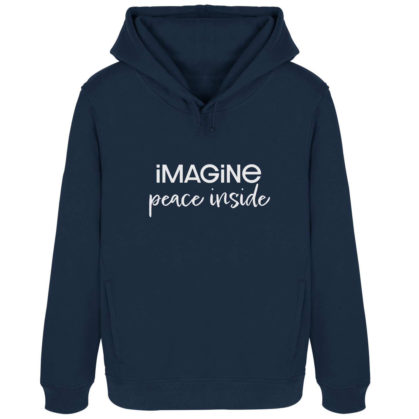 imagine peace inside - Womens Organic Hoodie B&C