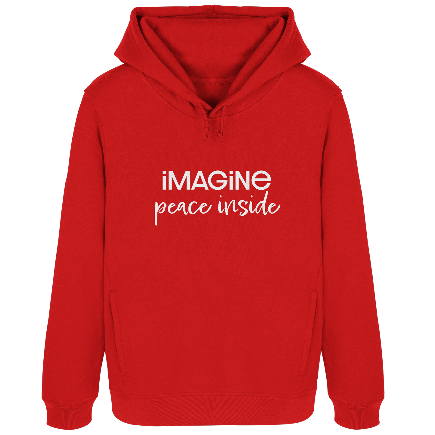 imagine peace inside - Womens Organic Hoodie B&C