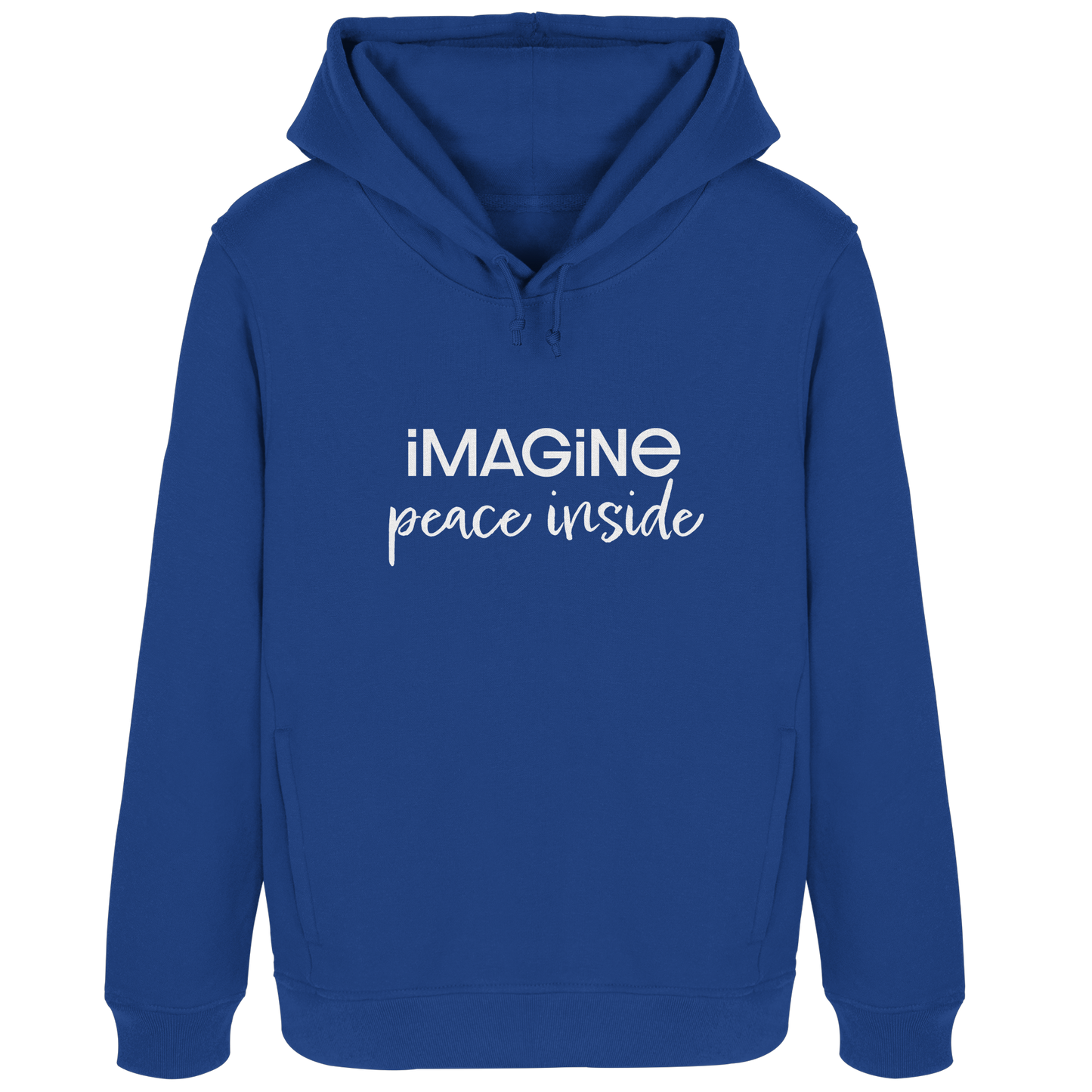 imagine peace inside - Womens Organic Hoodie B&C