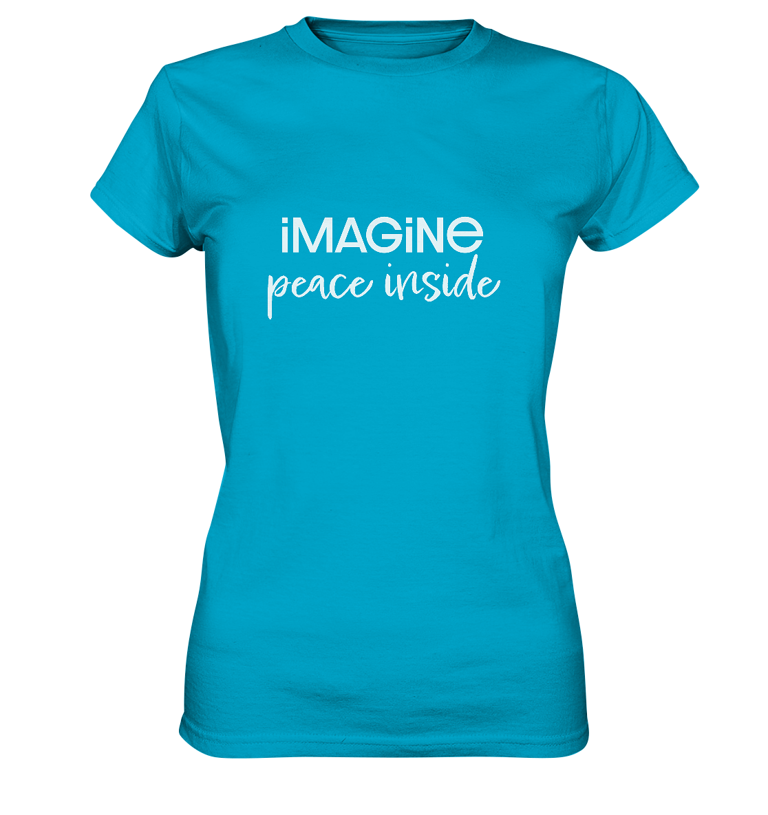 imagine peace inside - Womens Premium Classic T-Shirt