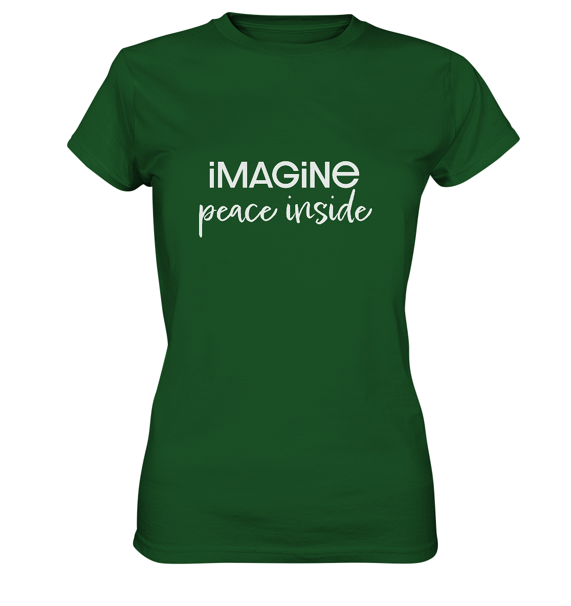imagine peace inside - Womens Premium Classic T-Shirt