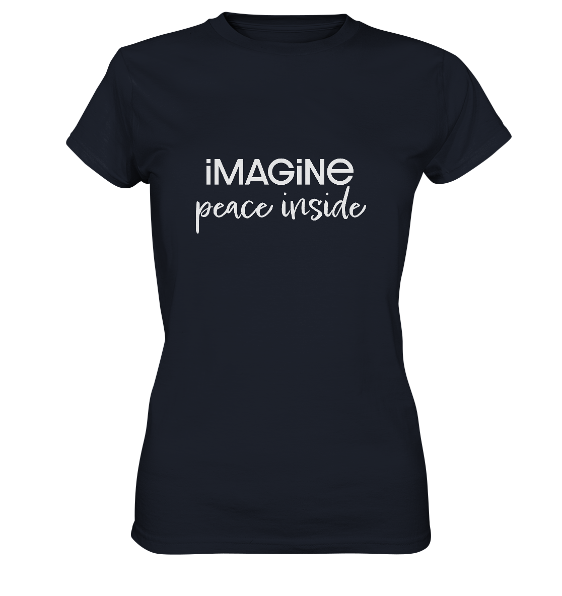 imagine peace inside - Womens Premium Classic T-Shirt