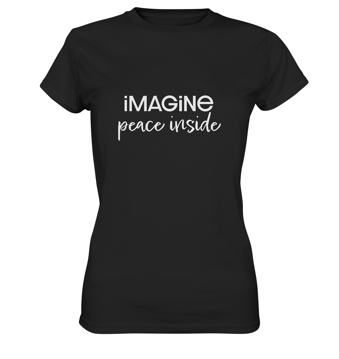 imagine peace inside - Womens Premium Classic T-Shirt