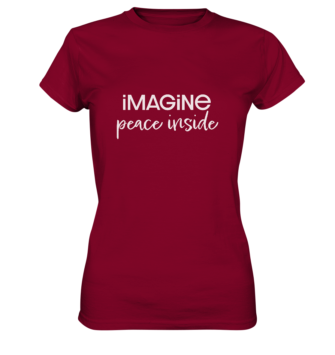 imagine peace inside - Womens Premium Classic T-Shirt