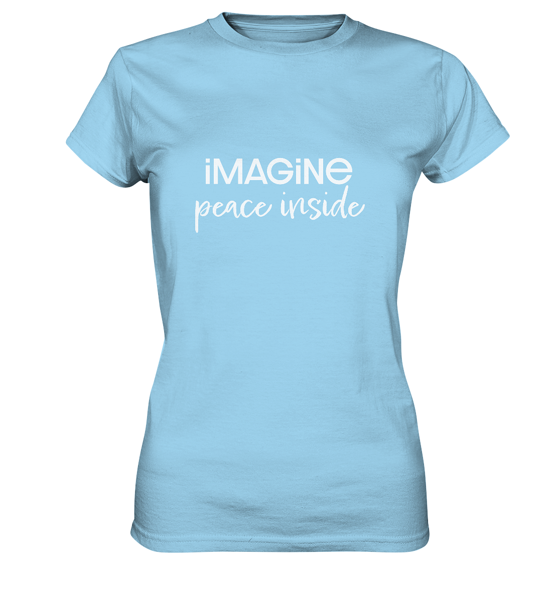 imagine peace inside - Womens Premium Classic T-Shirt