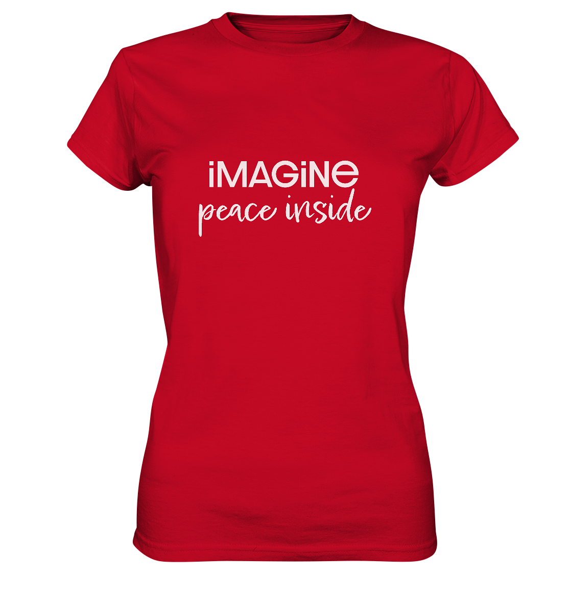 imagine peace inside - Womens Premium Classic T-Shirt
