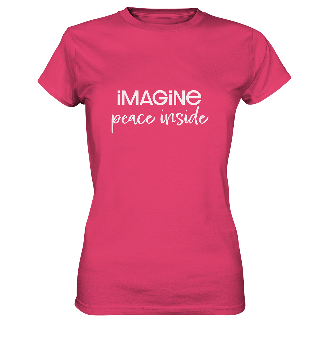imagine peace inside - Womens Premium Classic T-Shirt