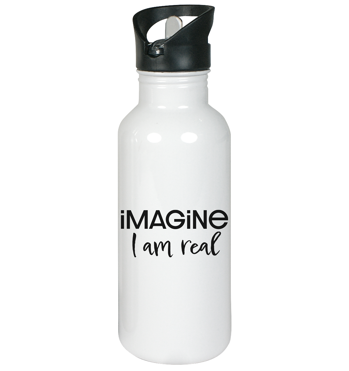 imagine I am real - Edelstahl-Trinkflasche