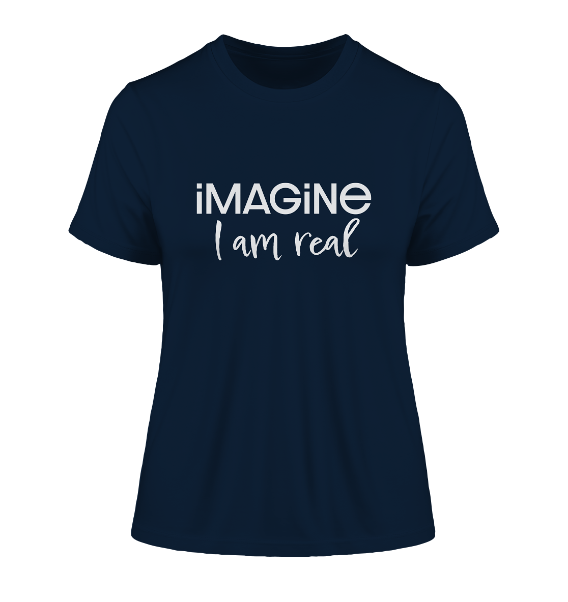 imagine I am real - Fitted Ladies Organic Shirt