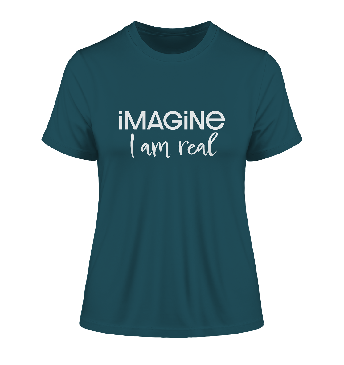 imagine I am real - Fitted Ladies Organic Shirt