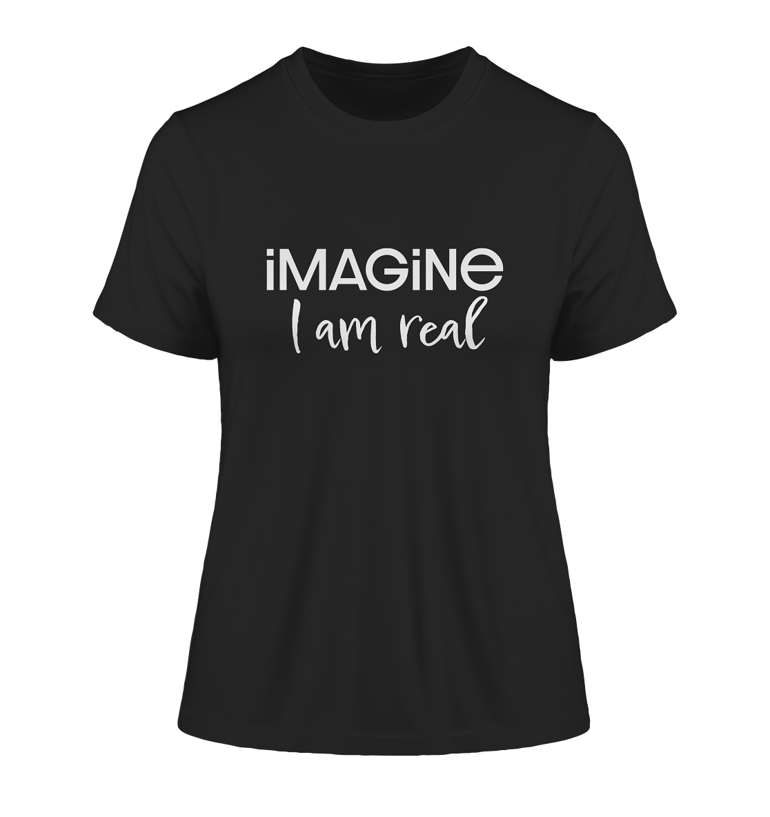 imagine I am real - Fitted Ladies Organic Shirt