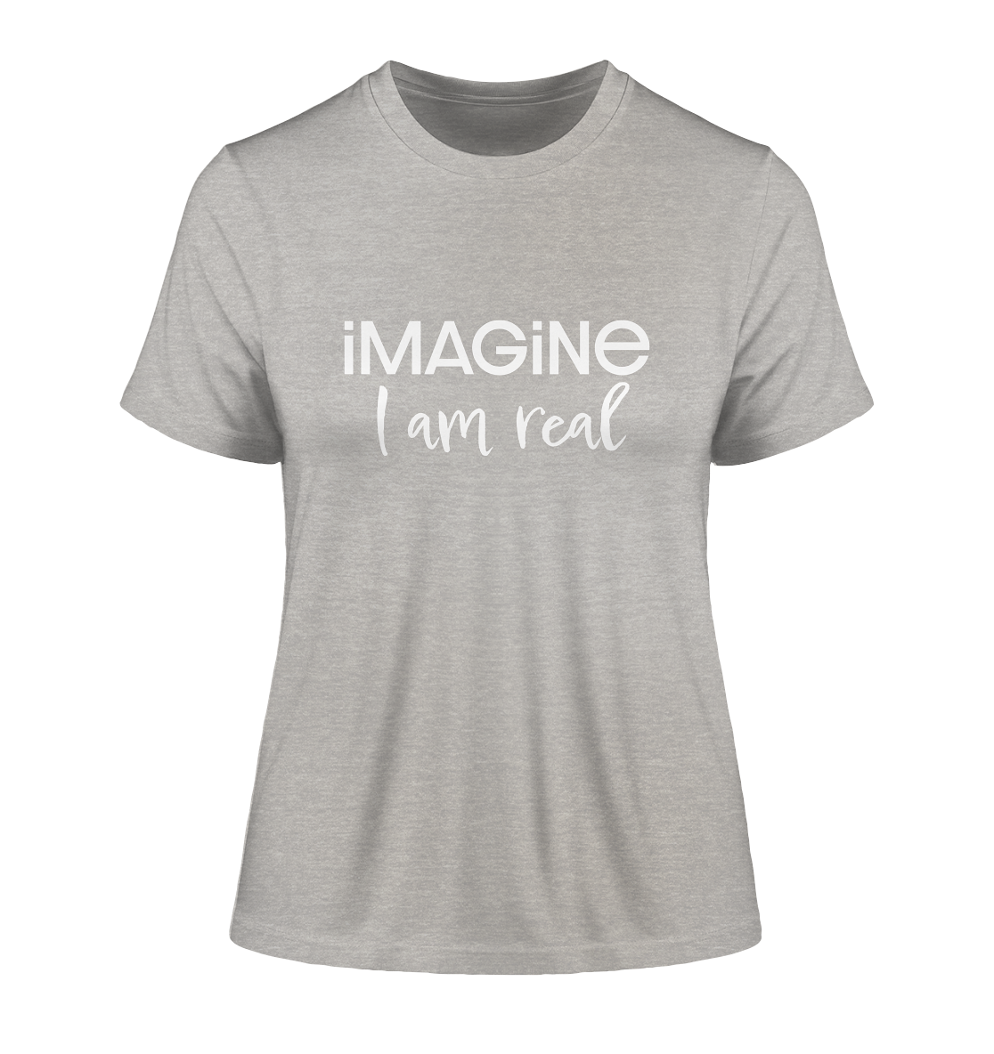 imagine I am real - Fitted Ladies Organic Shirt