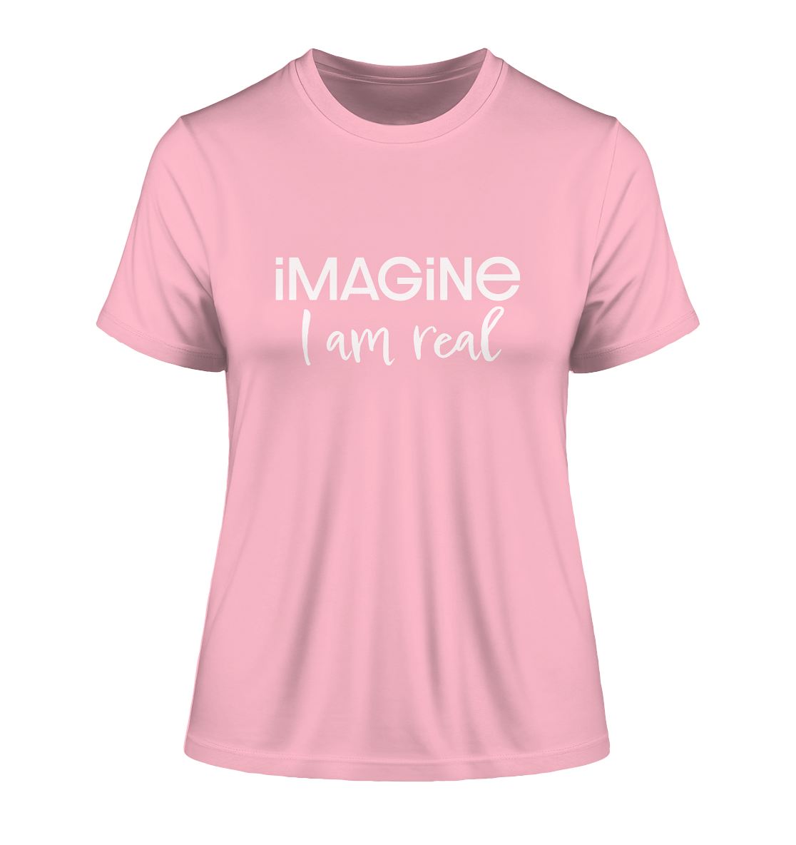 imagine I am real - Fitted Ladies Organic Shirt