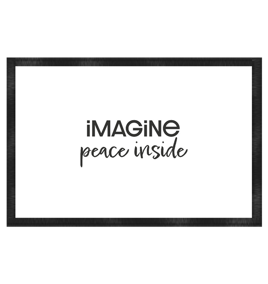 imagine peace inside - Fußmatte 60x40cm