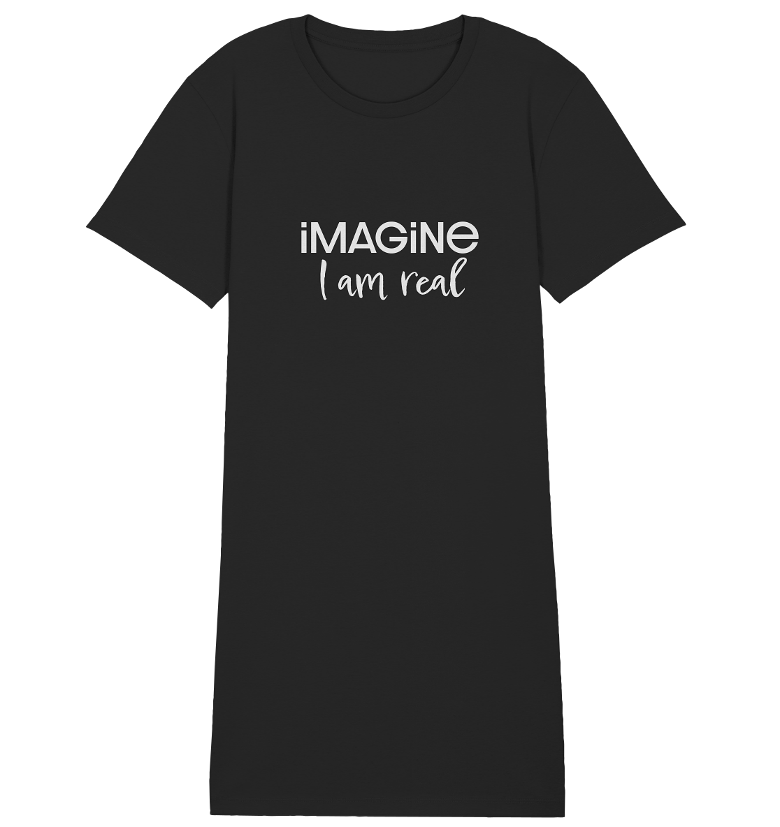 imagine I am real - Ladies Organic Shirt Dress