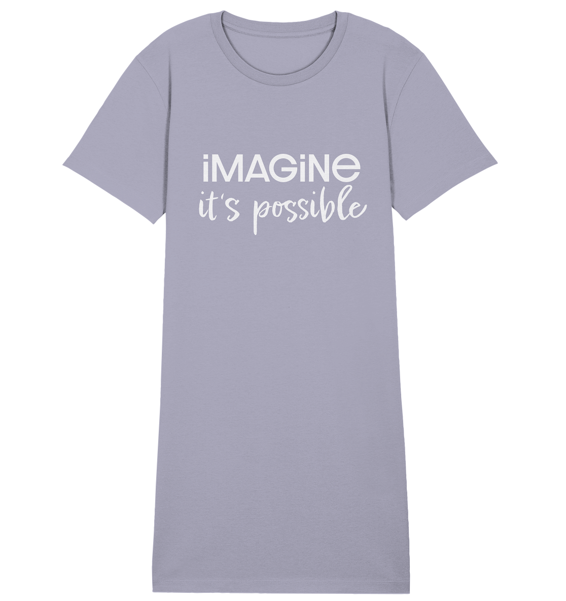 imagine it's possible - Ladies Organic Shirt Dress