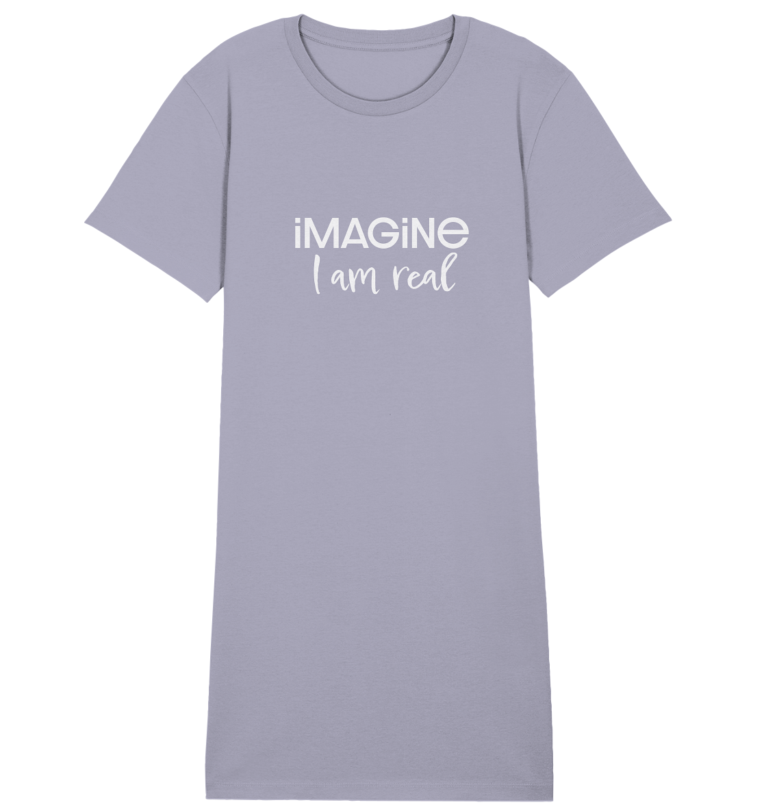 imagine I am real - Ladies Organic Shirt Dress