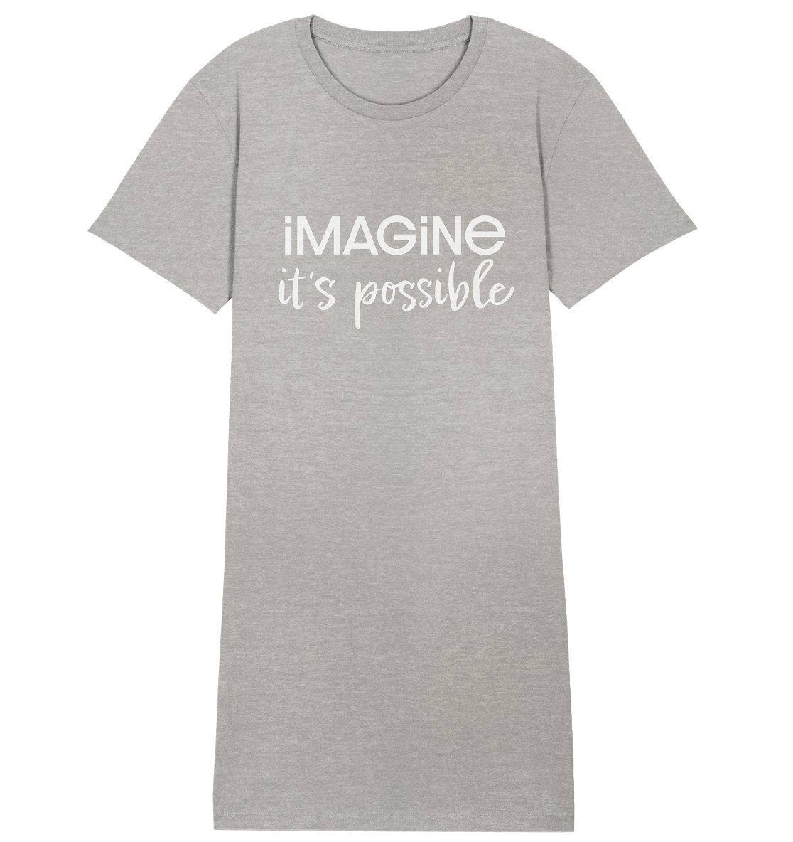 imagine it's possible - Ladies Organic Shirt Dress