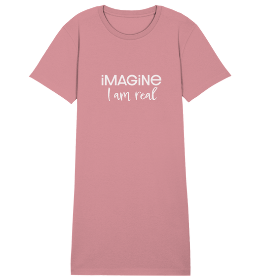 imagine I am real - Ladies Organic Shirt Dress