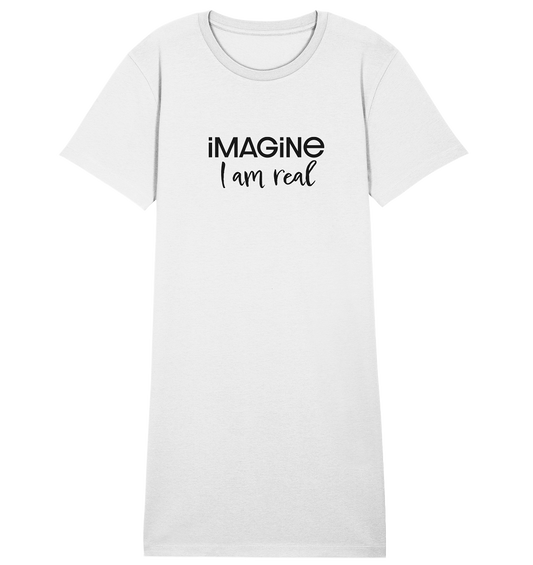 imagine I am real - Ladies Organic Shirt Dress