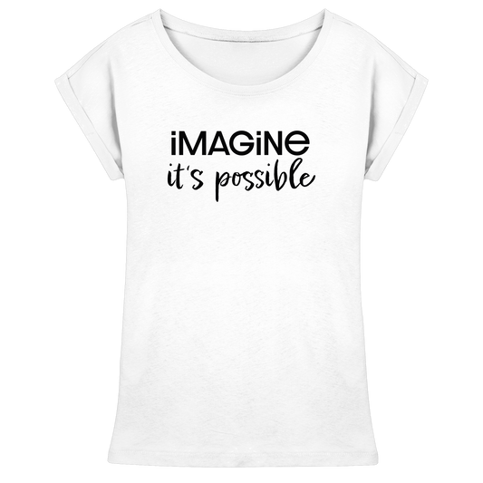 imagine it's possible - Womens Extended Shoulder T-Shirt